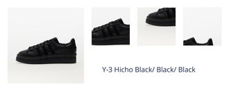 Y-3 Hicho Black/ Black/ Black 1