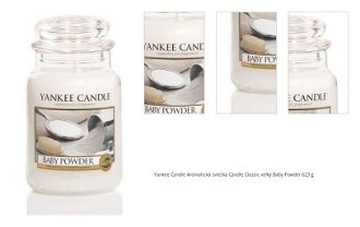 Yankee Candle Aromatická sviečka Candle Classic veľký Baby Powder 623 g 1