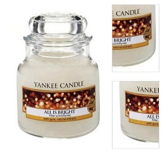Yankee Candle Aromatická sviečka Classic malý All Is Bright 104 g 3