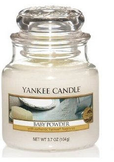 Yankee Candle Aromatická sviečka Classic malý Baby Powder 104 g 2
