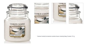 Yankee Candle Aromatická sviečka Classic strednej Baby Powder 411 g 1
