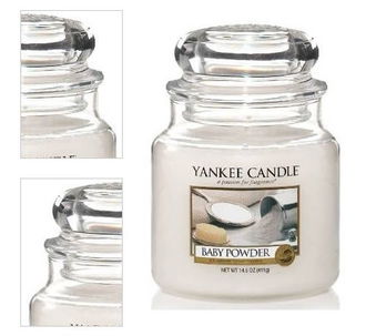 Yankee Candle Aromatická sviečka Classic strednej Baby Powder 411 g 4