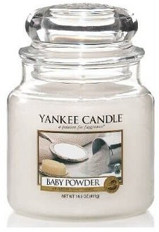 Yankee Candle Aromatická sviečka Classic strednej Baby Powder 411 g