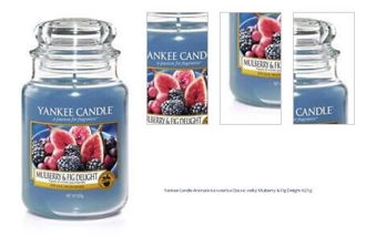 Yankee Candle Aromatická sviečka Classic veľký Mulberry & Fig Delight 623 g 1