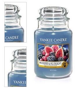 Yankee Candle Aromatická sviečka Classic veľký Mulberry & Fig Delight 623 g 4