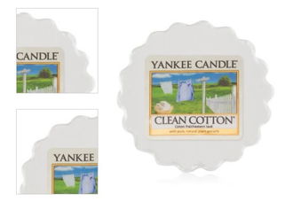 Yankee Candle Vonný vosk do aromalampy Clean Cotton 22 g 4