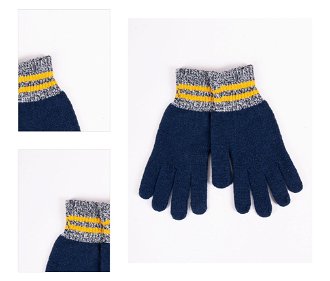 Yoclub Man's Gloves RED-0074F-AA50-006 Navy Blue 4