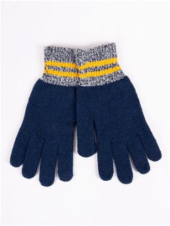 Yoclub Man's Gloves RED-0074F-AA50-006 Navy Blue 2
