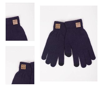 Yoclub Man's Gloves RED-0219F-AA50-011 Navy Blue 4