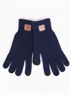 Yoclub Man's Men's Touchscreen Gloves RED-0219F-AA50-007 Navy Blue
