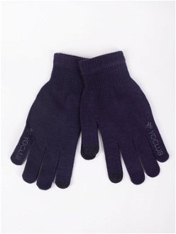Yoclub Man's Men's Touchscreen Gloves RED-0243F-AA5E-005 Navy Blue 2