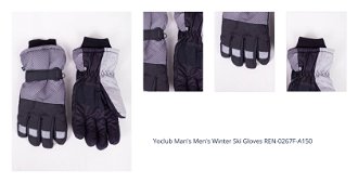 Yoclub Man's Men's Winter Ski Gloves REN-0267F-A150 1