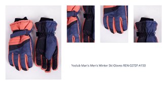 Yoclub Man's Men's Winter Ski Gloves REN-0272F-A150 1