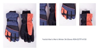 Yoclub Man's Men's Winter Ski Gloves REN-0277F-A150 1