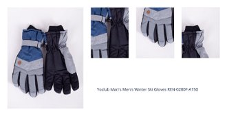 Yoclub Man's Men's Winter Ski Gloves REN-0280F-A150 1