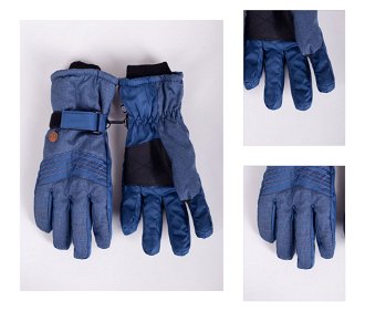 Yoclub Man's Men's Winter Ski Gloves REN-0281F-A150 Navy Blue 3