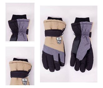 Yoclub Man's Men'S Winter Ski Gloves REN-0302F-A150 4