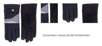 Yoclub Men's Gloves RS-081/5P/MAN/001 1