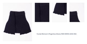 Yoclub Woman's Fingerless Gloves RED-0005K-AA5A-002 1