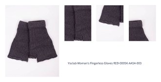 Yoclub Woman's Fingerless Gloves RED-0005K-AA5A-003 1