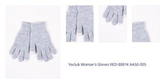 Yoclub Woman's Gloves RED-0081K-AA50-005 1