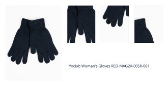 Yoclub Woman's Gloves RED-MAG2K-0050-001 1