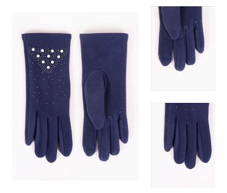 Yoclub Woman's Gloves RES-0054K-AA50-002 Navy Blue 3