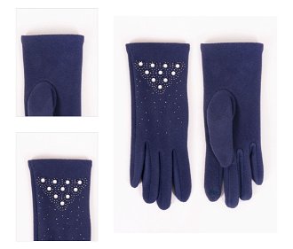 Yoclub Woman's Gloves RES-0054K-AA50-002 Navy Blue 4