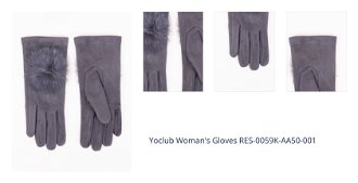 Yoclub Woman's Gloves RES-0059K-AA50-001 1
