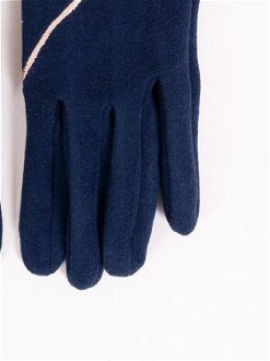 Yoclub Woman's Gloves RES-0066K-AA50-002 Navy Blue 9