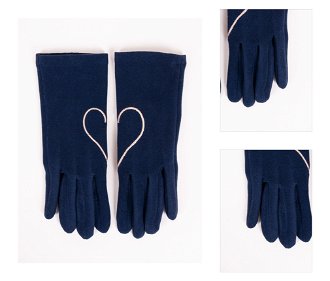 Yoclub Woman's Gloves RES-0066K-AA50-002 Navy Blue 3