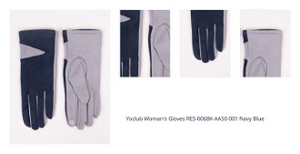 Yoclub Woman's Gloves RES-0068K-AA50-001 Navy Blue 1