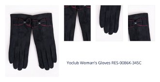 Yoclub Woman's Gloves RES-0086K-345C 1
