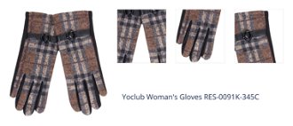 Yoclub Woman's Gloves RES-0091K-345C 1