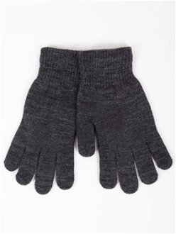 Yoclub Woman's Women'S Basic Gray Gloves RED-MAG2K-0050-006