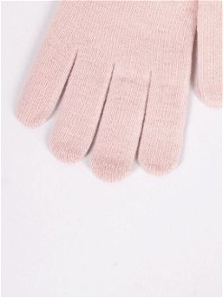 Yoclub Woman's Women's Five-Finger Gloves RED-0227K-AA50-001 8