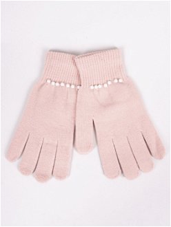 Yoclub Woman's Women's Five-Finger Gloves RED-0227K-AA50-001 2