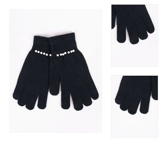 Yoclub Woman's Women's Five-Finger Gloves RED-0227K-AA50-003 3