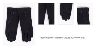 Yoclub Woman's Women's Gloves RES-0094K-345C 1