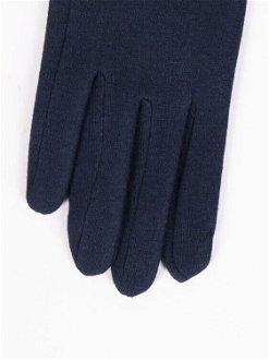 Yoclub Woman's Women's Gloves RES-0095K-195C Navy Blue 8