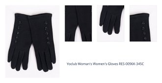 Yoclub Woman's Women's Gloves RES-0096K-345C 1