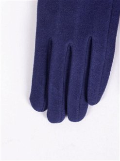 Yoclub Woman's Women's Gloves RES-0099K-195C Navy Blue 8