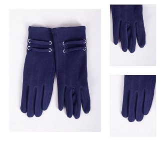 Yoclub Woman's Women's Gloves RES-0099K-195C Navy Blue 3