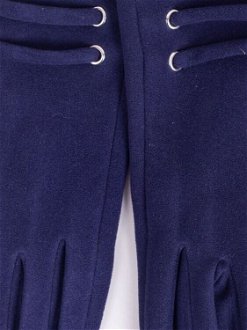 Yoclub Woman's Women's Gloves RES-0099K-195C Navy Blue 5