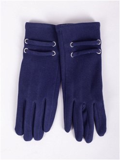 Yoclub Woman's Women's Gloves RES-0099K-195C Navy Blue 2