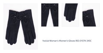 Yoclub Woman's Women's Gloves RES-0107K-345C 1