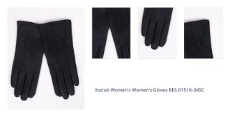 Yoclub Woman's Women's Gloves RES-0151K-345C 1