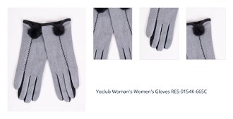 Yoclub Woman's Women's Gloves RES-0154K-665C 1