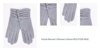 Yoclub Woman's Women's Gloves RES-0155K-665C 1