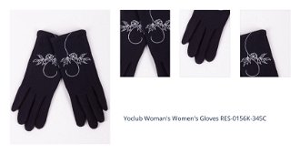 Yoclub Woman's Women's Gloves RES-0156K-345C 1